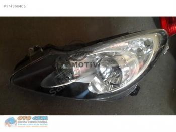 OPEL CORSA D SOL FAR İÇİ SİYAH