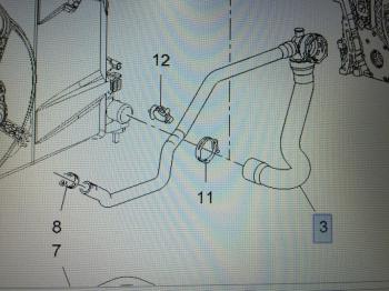 Radyatör Hortumu Çıkış 1.4 at CORSA D