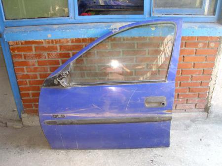 OPEL CORSA B ÇIKMA SOL ÖN KAPI (MAVİ)